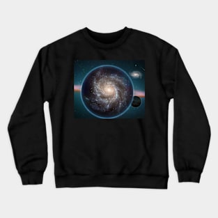 Multiverses model Crewneck Sweatshirt